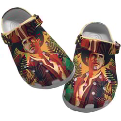 raiders of the lost ark crocs, raiders of the lost ark clog shoes unisex, movie sandals, indiana jones, movie crocs