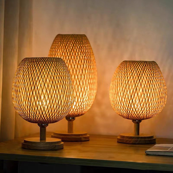 Japanese Zen Style Bamboo Woven Desk Lamp3.jpg