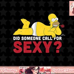 the simpsons valentine s day homer did someone call for sexy png, instant download