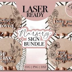 nursery sign laser svg bundle nursery sign laser svg bundle nursery sign laser svg bundle