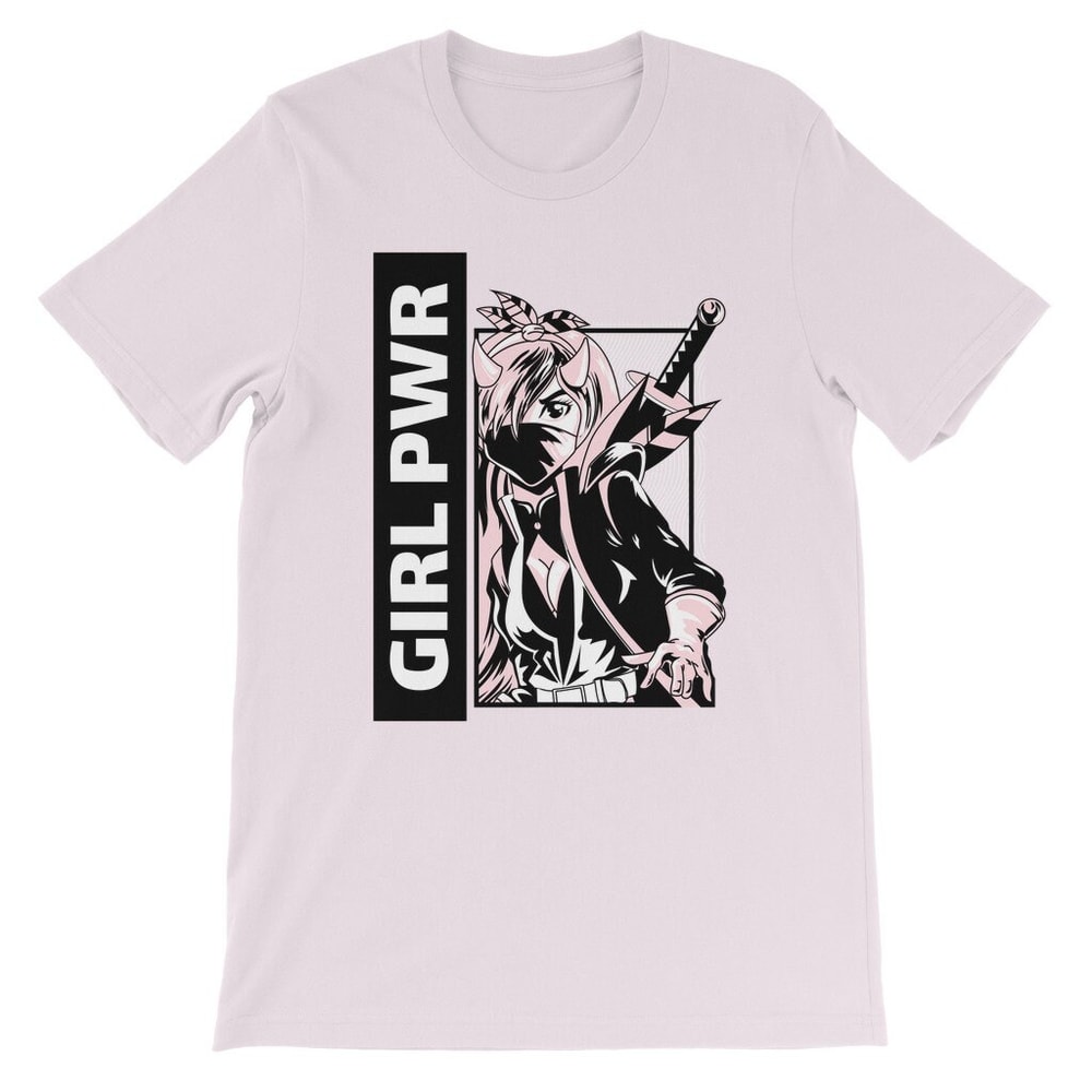 Anime T Shirt, Anime Girl Shirt, Gift for Anime Fan, Gift for Anime Lover, Manga Fan TShirt, Warrior Girl Gang Kids T-Shirt - 2.jpg