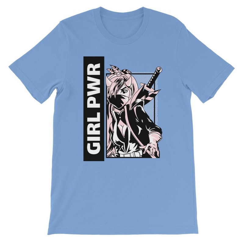 Anime T Shirt, Anime Girl Shirt, Gift for Anime Fan, Gift for Anime Lover, Manga Fan TShirt, Warrior Girl Gang Kids T-Shirt - 5.jpg
