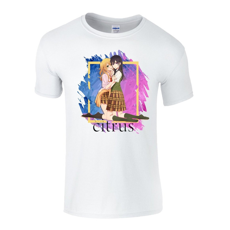 Citrus - Yuzu and Mei White T-Shirt Officially Licensed - 1.jpg
