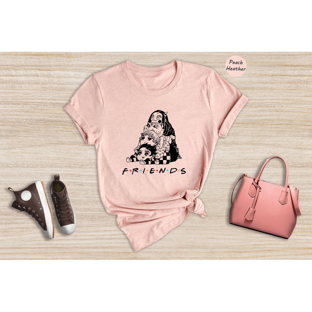 Friends Anime Shirt, Demon T-Shirt, Manga Lover Shirt, Anime Gift Tees, Anime fans, Japanese Cartoon, Japan Anime T-Shirt - 8.jpg