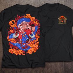 gear 5th sun god nika x kaido king of the beast - wanokuni - straw hat anime unisex short sleeve t-shirt