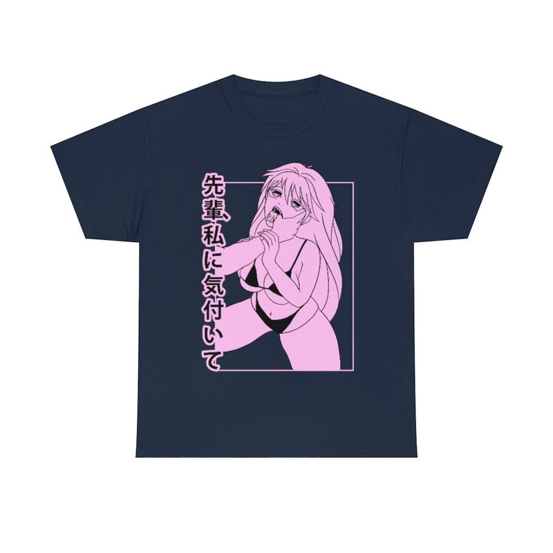 Lewd Anime Ahegao Notice Me Senpai T-Shirt, Anime Shirt, Otaku Lewd Shirt, Anime T-shirt, Manga, Tumblr, Ahegao Shirt - 4.jpg