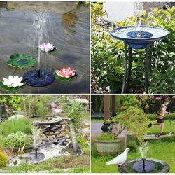solar garden fountain