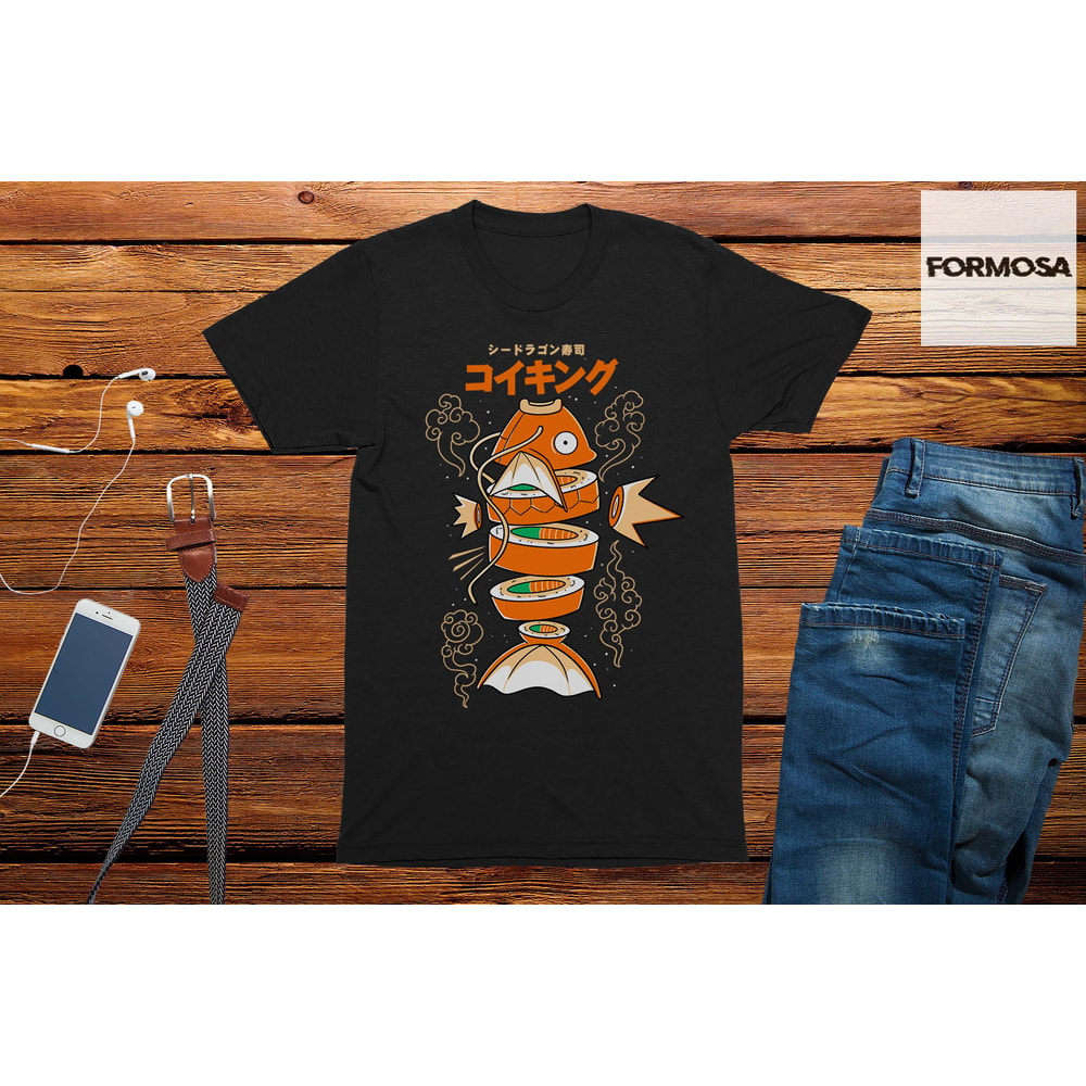 Sushicarp Anime Food T-Shirt gift, Japanese cartoon t-shirt, anime clothing - 1.jpg