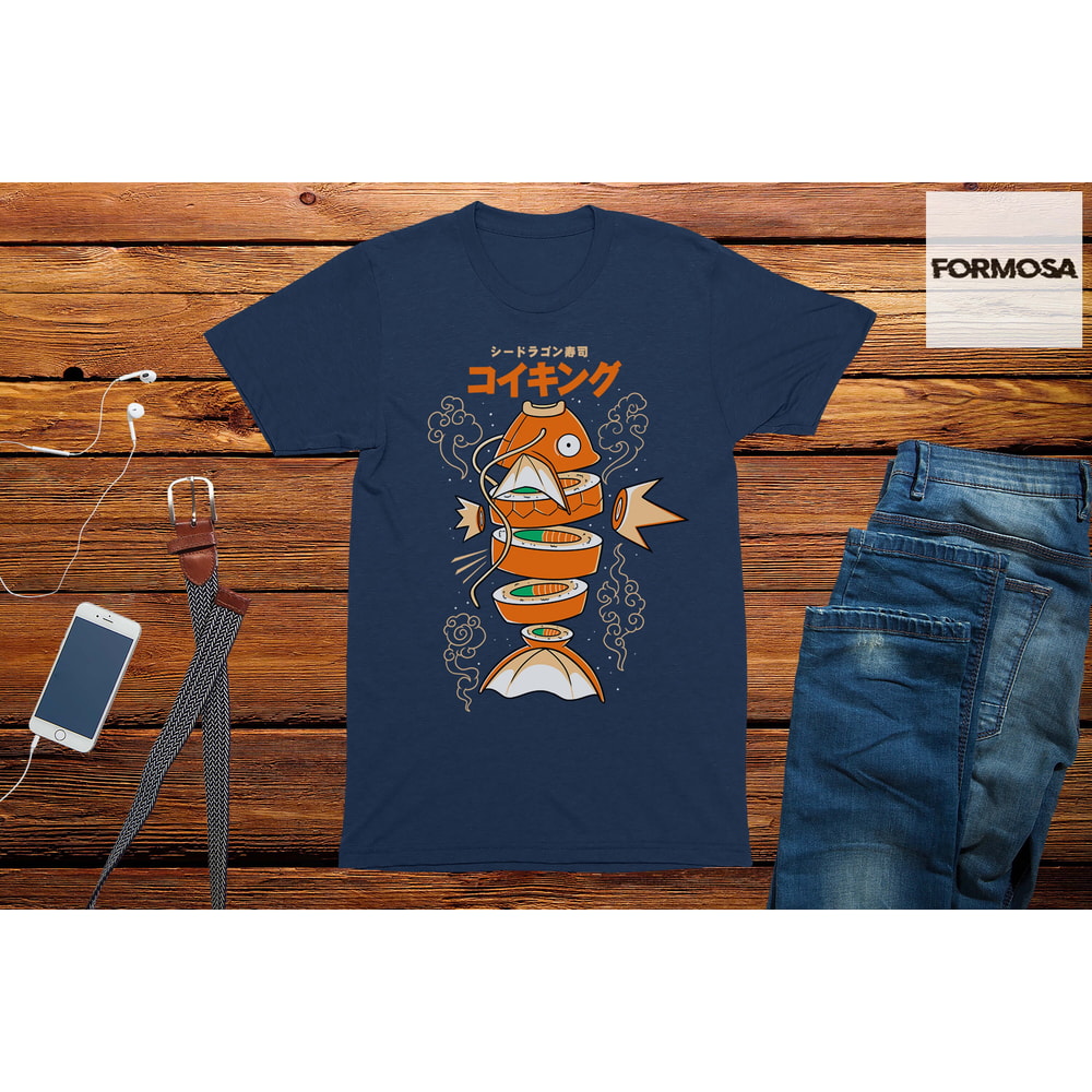 Sushicarp Anime Food T-Shirt gift, Japanese cartoon t-shirt, anime clothing - 3.jpg