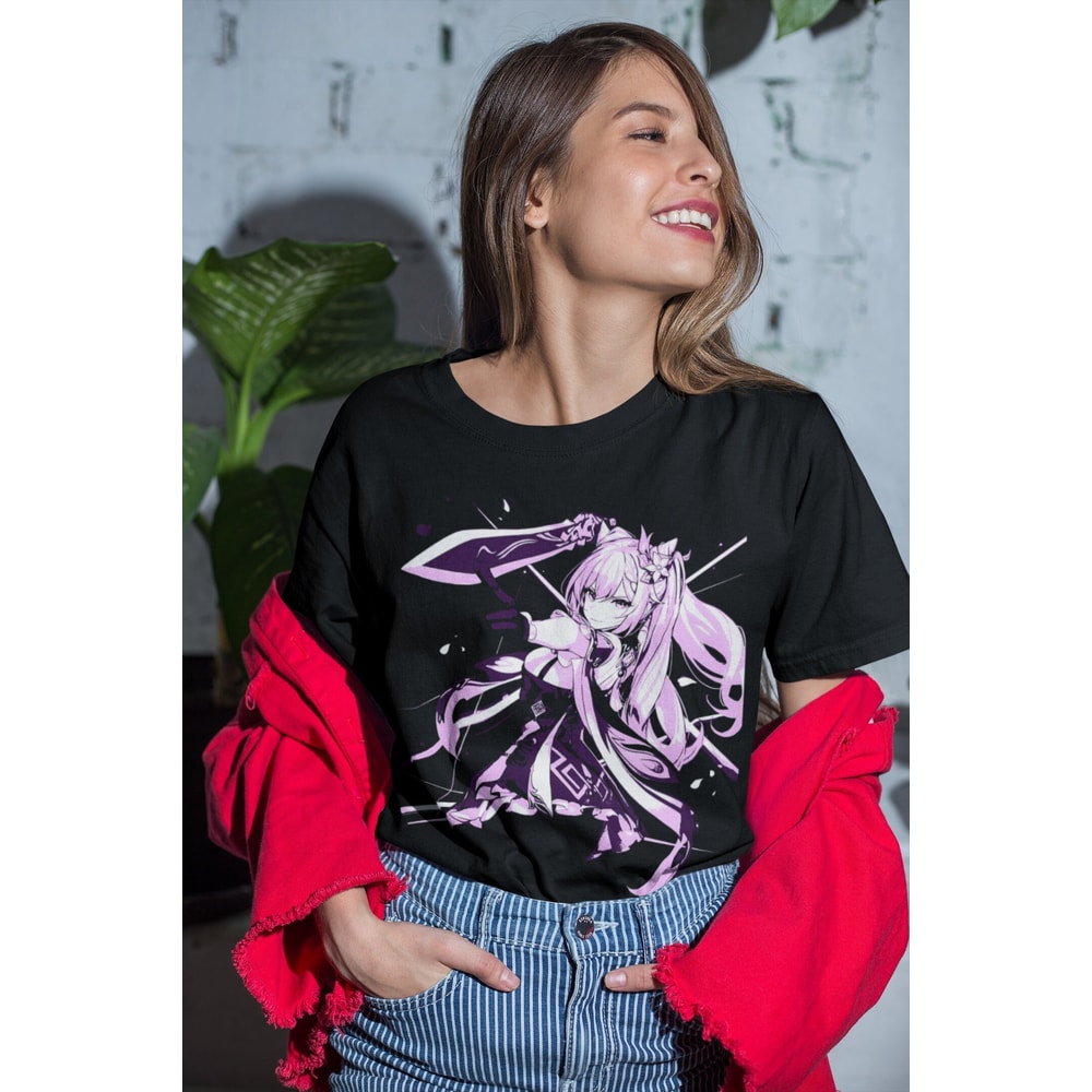 Unisex Genshin Impact Keqing Gaming T-Shirt, Anime Waifu Shirt - 1.jpg