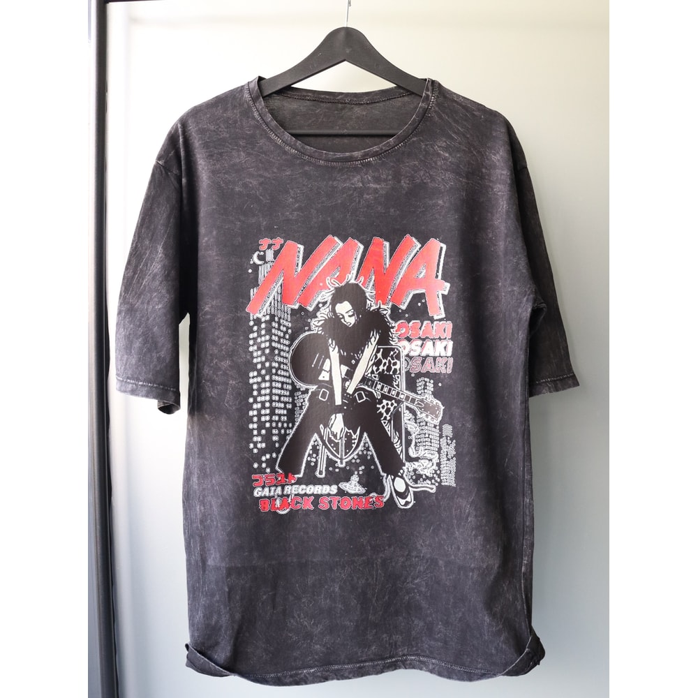 Unisex oversized vintage anime tshirt, aesthetic clothing, Cotton washed shirts, graphic anime tee, anime manga shirts,anime lover gifts - 1.jpg