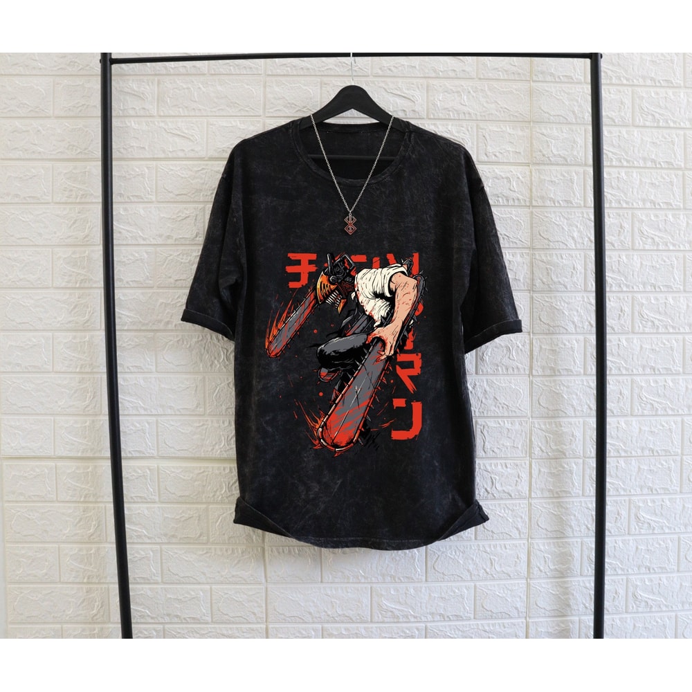 Unisex oversized vintage anime tshirt, aesthetic clothing, Cotton washed shirts, graphic anime tee, anime manga shirts,anime lover gifts - 1.jpg