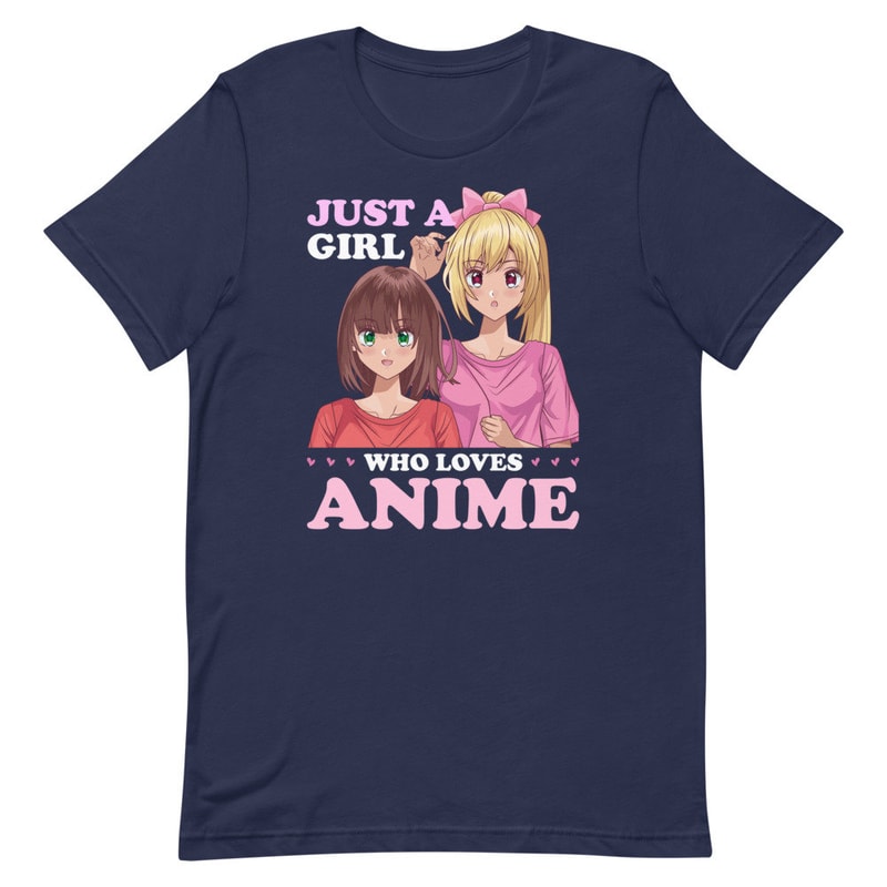 Anime Shirt, Just a Girl Who Loves Anime, Womens Anime T-shirt, Funny Girls Anime Gift - 5.jpg