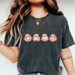 anya family shirt, anime shirt, anime lover tee, comfor colors shirt,