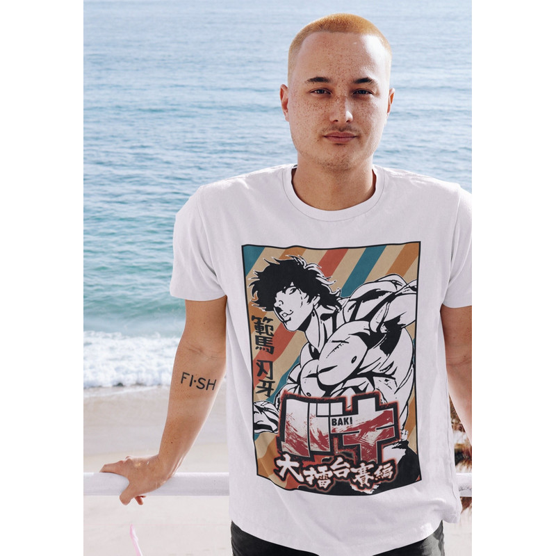 baki T-shirt, baki hanma T-shirt, baki the grappler T-shirt, yujiro hanma T-shirt, yujiro T-shirt, manga T-shirt, anime T-shirt,4 - 1.jpg