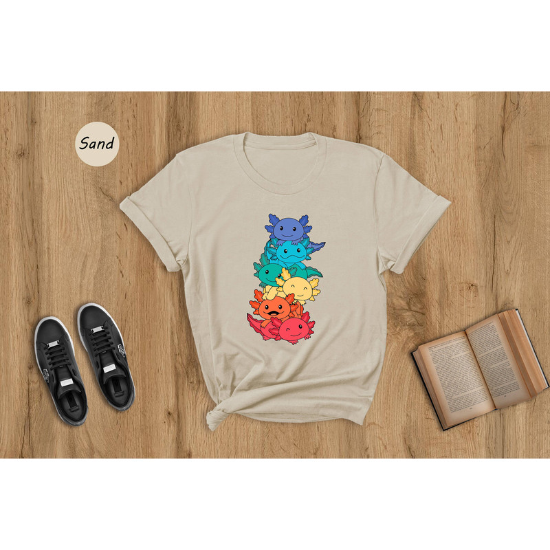 Gay Pride Axolotl T-shirt, LGBT Kawaii Axolotl Tee, Cute Anime Rainbow Gift, Gay Pride LGBTQ Shirt, Lesbian Gift - 6.jpg