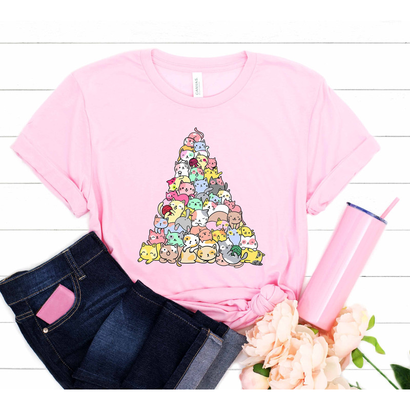 Kawaii Cat Shirt - Pet Lover Apparel - Cute Kitty Outfit - Anime Kitten T-Shirt - Animal Lover Clothing - Gift For Mother Tshirt - 1.jpg