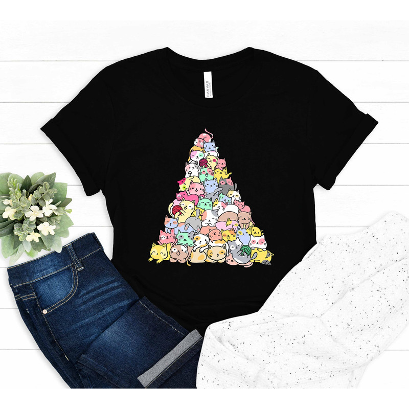 Kawaii Cat Shirt - Pet Lover Apparel - Cute Kitty Outfit - Anime Kitten T-Shirt - Animal Lover Clothing - Gift For Mother Tshirt - 4.jpg