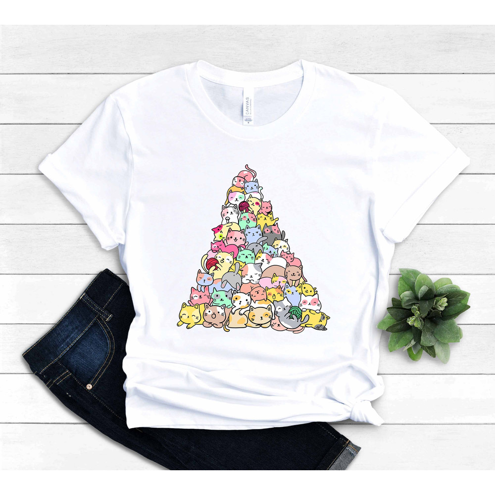 Kawaii Cat Shirt - Pet Lover Apparel - Cute Kitty Outfit - Anime Kitten T-Shirt - Animal Lover Clothing - Gift For Mother Tshirt - 5.jpg