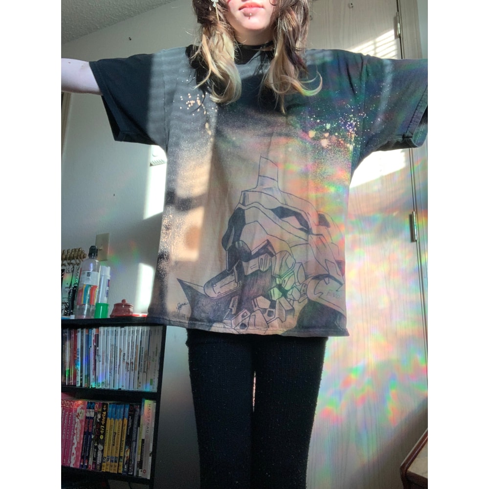 Manga anime bleach dyed t shirt - 3.jpg