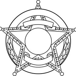blank badge line art new 2 vector file black white vector outline or line art file