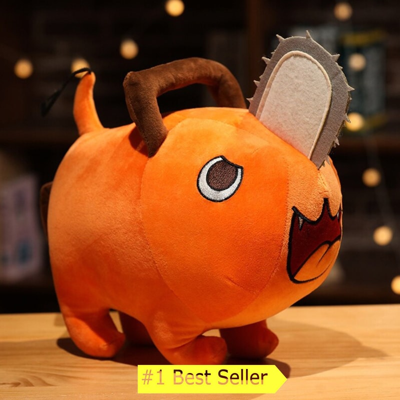 Pochita Devil Chainsaw Plush Stuffed Kawaii Animal Birthday Plush Anime Kids Animal Hero of Hell Chain Saw Man Inspired Plush - 1.jpg