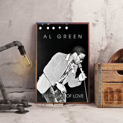 van morrison poster, al green's cryptic companion poster, r&b poster, soul music poster, singer poster, music poster