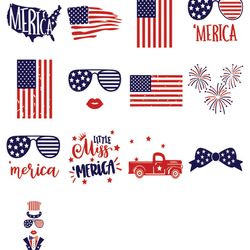 4th of july svg bundle, july 4th svg, fourth of july svg, america svg, usa flag svg, patriotic digital download