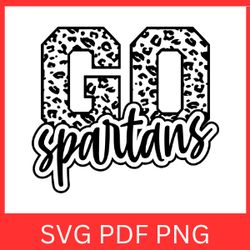 go spartans leopard svg | spartans cheer svg | spartans mascot svg | spartans svg | spartans pride |