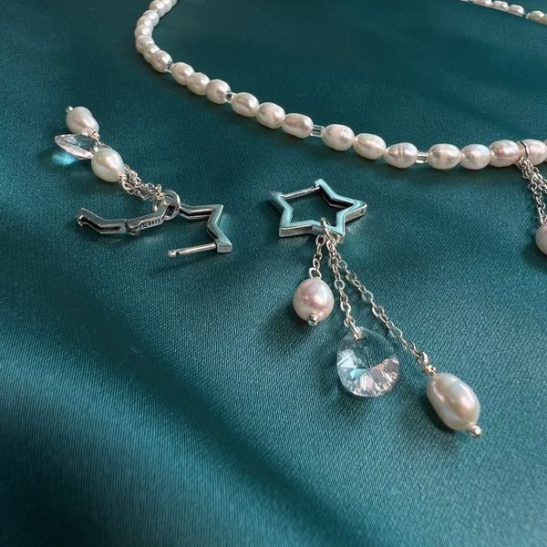 Pearl Silver 925 earrings
