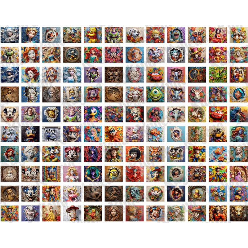 Disney 120+ All New 3D Styles Cartoon2.jpg