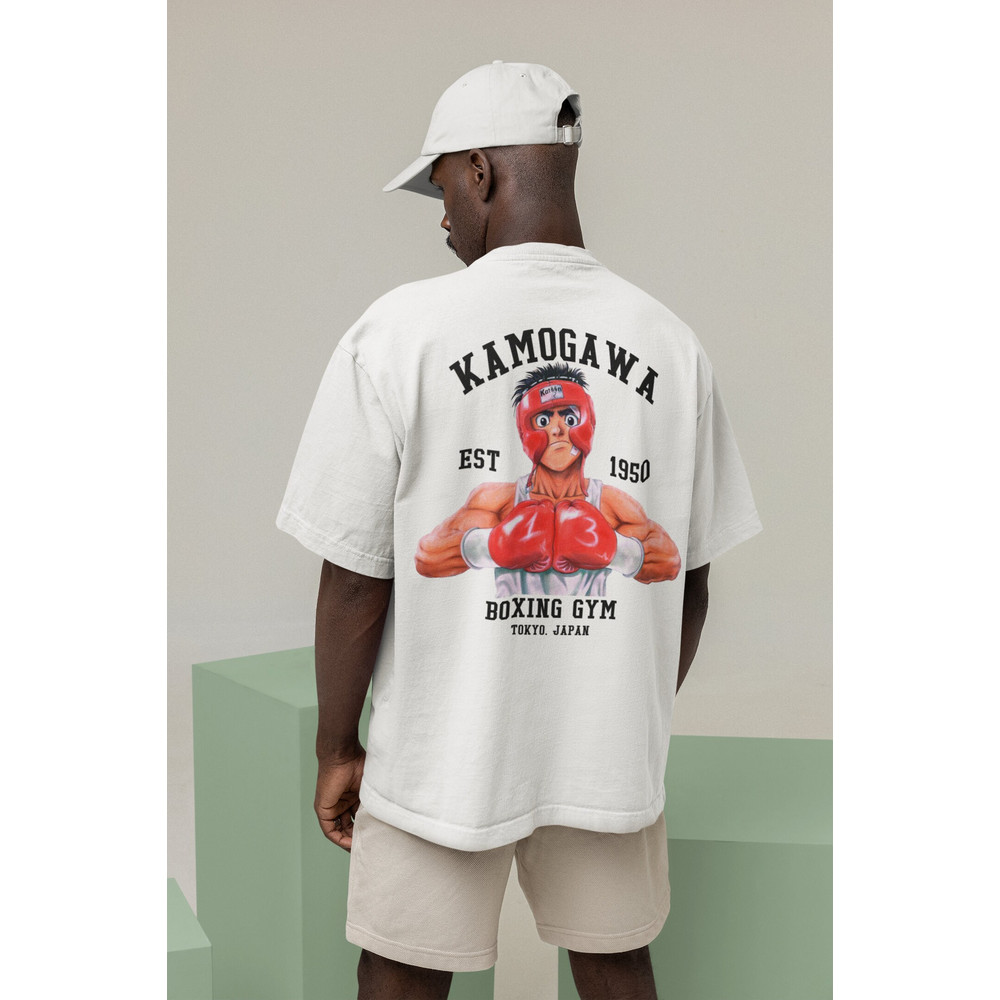 Vintage Boxing Anime Back Shirt Retro Manga Tshirt, Sport 90s Anime Lovers, Boxing GYM Anime Tshirt, Otaku Ropa, Graphic Anime Unisex Shirt - 3.jpg