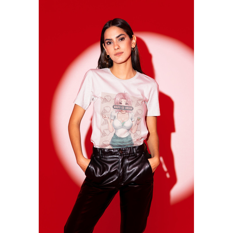 Waifu ice dream T-shirt, Anime shirt, Anime merch, Anime graphic tee, Waifu shirt, Anime lover gift, Manga lover gift, Manga waifu shirt - 8.jpg