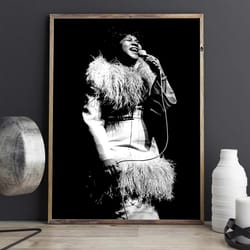 aretha franklin poster, melodic enigma's beast poster, music poster, singer poster, soul music poster, wall art, wall