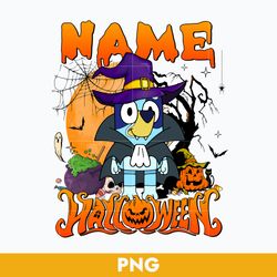 bluey name halloween png, bluey halloween png, bluey png, cartoon png digital file