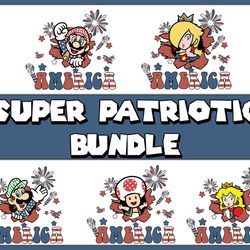 super cartoon 4th of july svg bundle, 4th of july svg, independence day svg 4th of july matching shirt svg, america svg,