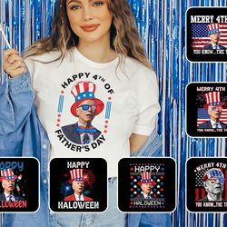 merry 4th of july you know the thing png bundle, funny fourth of july png, funny president png, america freedom png, ins