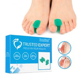 8 Pairs Silicone Gel Toe Separator Orthotics Bunion Toes Spacer Pain Reliever