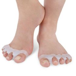 1 pair silicone gel bunion toe corrector orthotics straightener separator pain-ft001-5