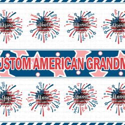 custom america nana/gigi/ abuela png bundle, fourth of july sunflower png, custom kid name 4th of july png, digital down