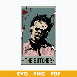the butcher horror cards svg, horror tarot cards svg, halloween horror svg, png pdf digital file