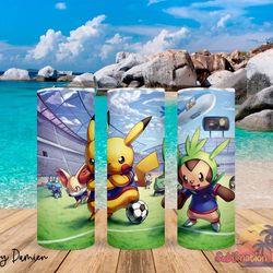 animated soccer tumbler,animated soccer skinny tumbler,awareness tumbler