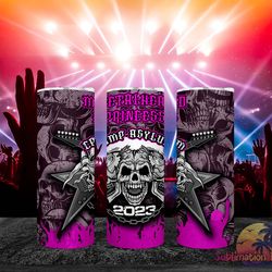 camp asylum metalhead style tumbler,camp asylum metalhead style skinny tumbler,awareness tumbler