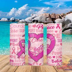 cancer awareness tumbler,cancer awareness skinny tumbler,awareness tumbler