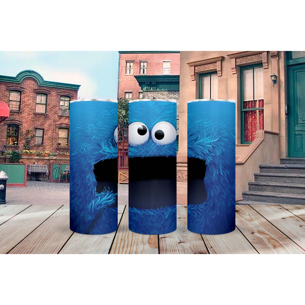 Cookie Monster Tumbler,Cookie Monster Skinny Tumbler,Awareness Tumbler.png