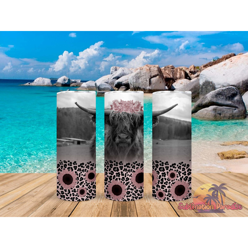 Cute Highland Cow & Sunflowers Tumbler,Cute Highland Cow & Sunflowers Skinny Tumbler,Awareness Tumbler.png