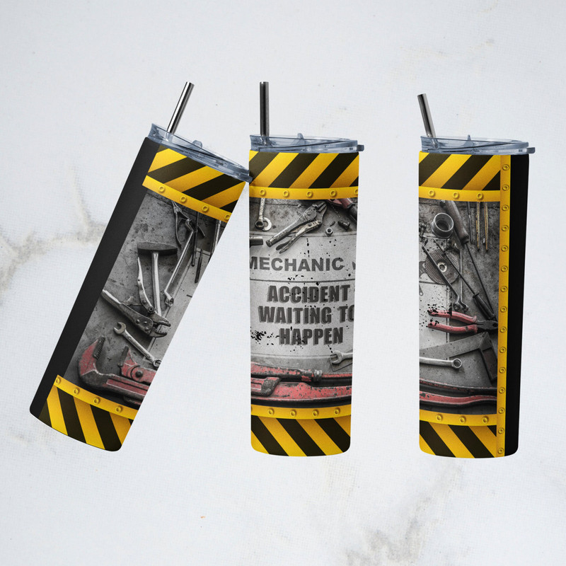 Mechanic Tumbler Png for 20 OZ Sublimation Skinny Tumbler Design - Straight Sublimation Wrap Design.jpg