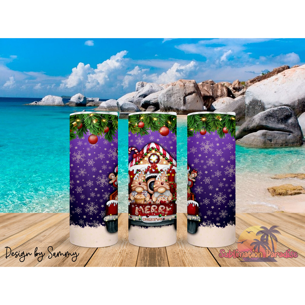 Gingerbread Gnome Truck Tumbler,Gingerbread Gnome Truck Skinny Tumbler,Awareness Tumbler.png