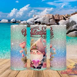 gnome valentines tumbler,gnome valentines skinny tumbler,awareness tumbler