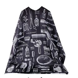 Hair Cutting Cape Pro Salon Hairdressing Hairdresser Gown Barber Cloth Apron Black